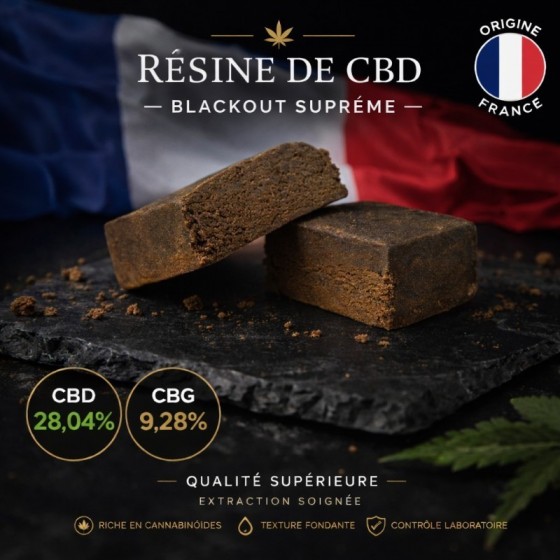 Hash CBD Blackout Suprême -...