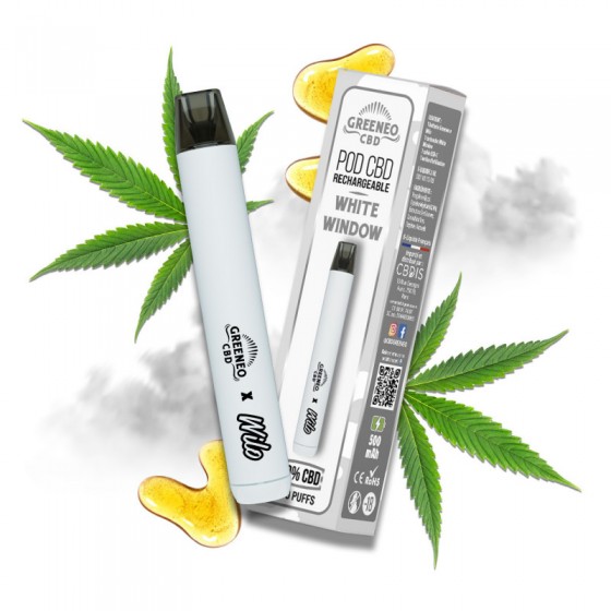Puff CBD Rechargeable White...