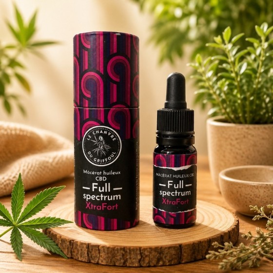 Huile Sublinguale CBD Bio Xtra Forte - Le Chanvre du Griffoul