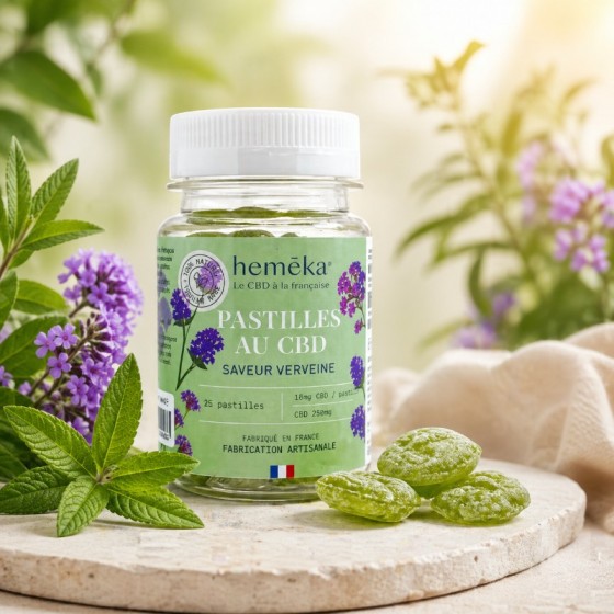 Pastilles CBD – Verveine –...
