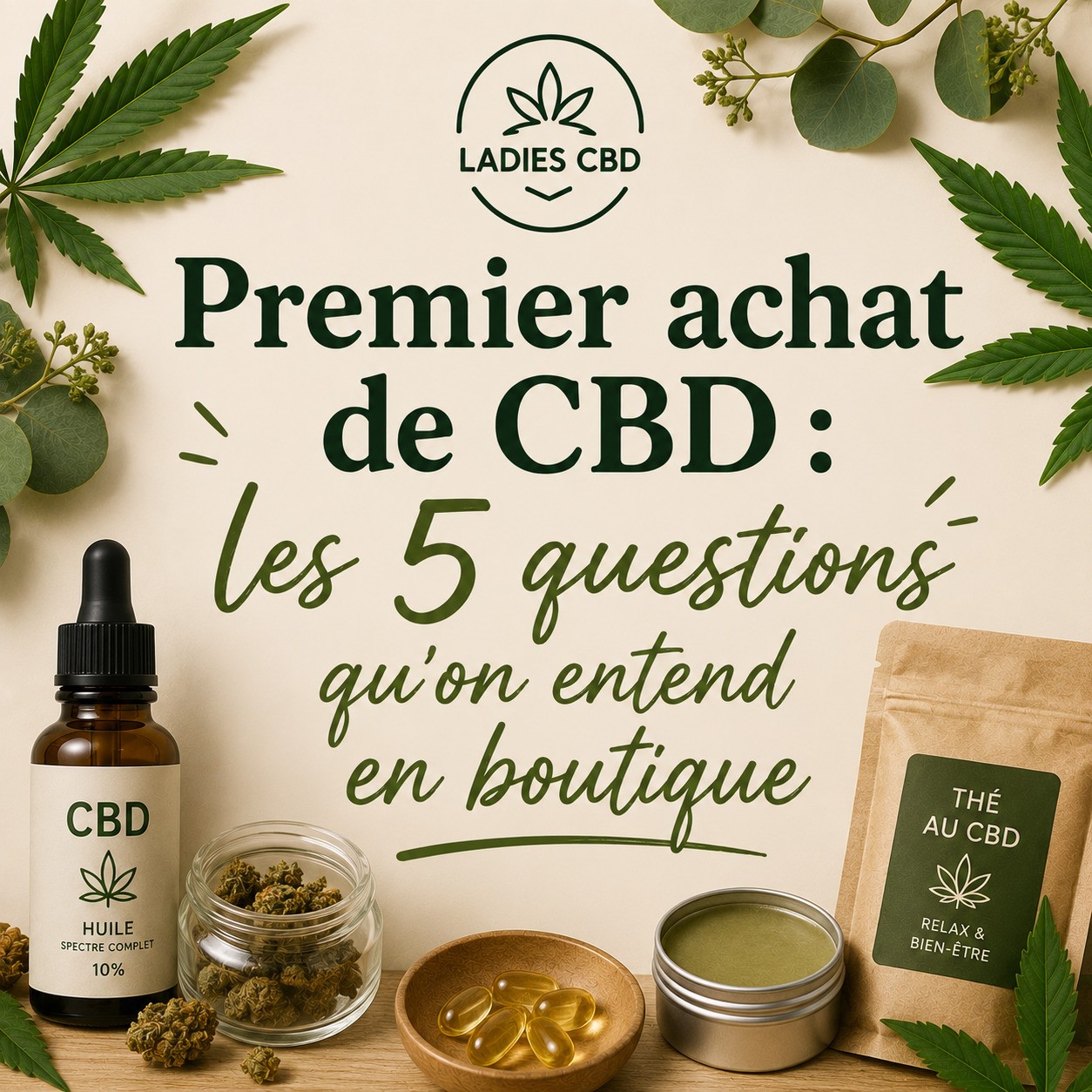 Premier achat de CBD : les 5 questions qu'on entend en boutique