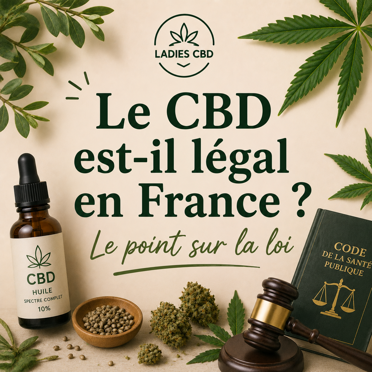 Le CBD est-il légal en France ? Le point sur la loi